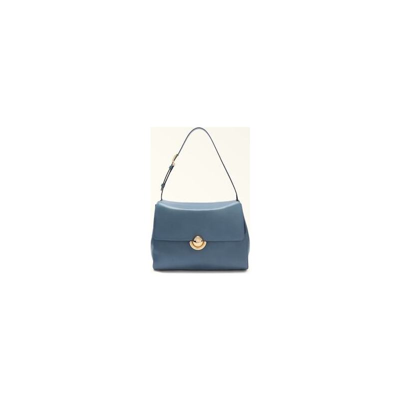 Shoulder Bag M GRIGIO BLU Furla Domus | Furla IT