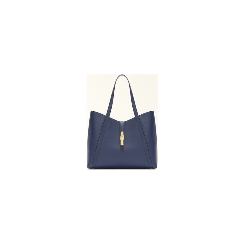 Tote L BLU REALE Furla Goccia | Furla IT