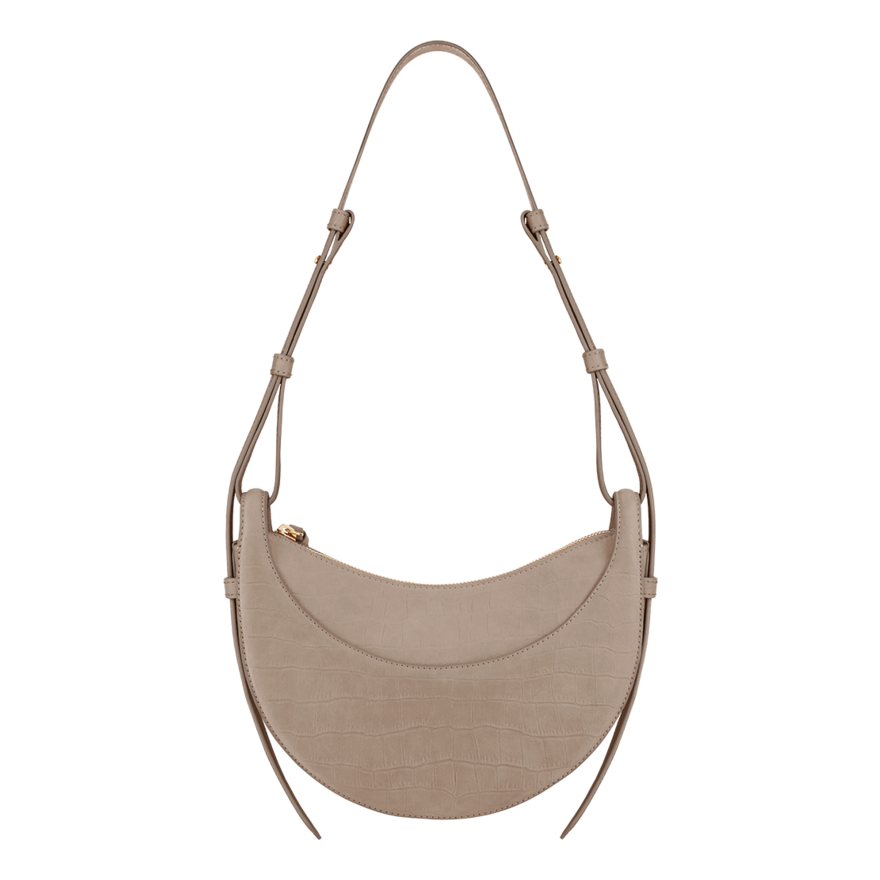 Numéro Dix - Edition Crocodile Nubuck Taupe