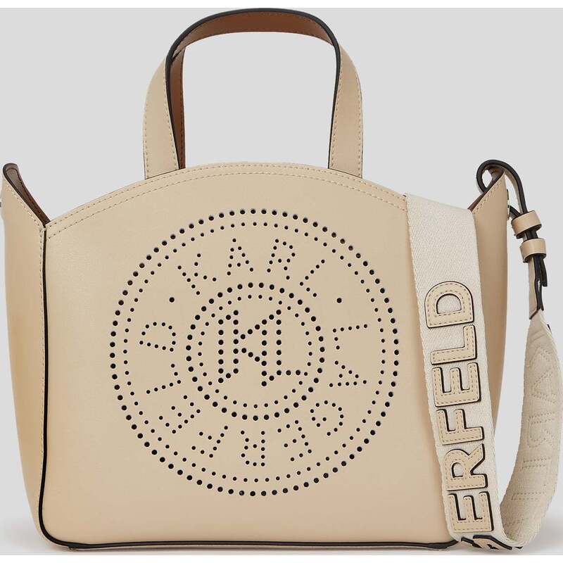 K/CIRCLE PERFORATED SMALL TOTE BAG