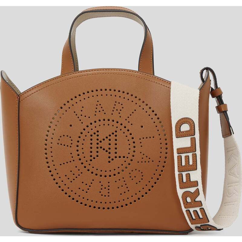 K/CIRCLE PERFORATED SMALL TOTE BAG