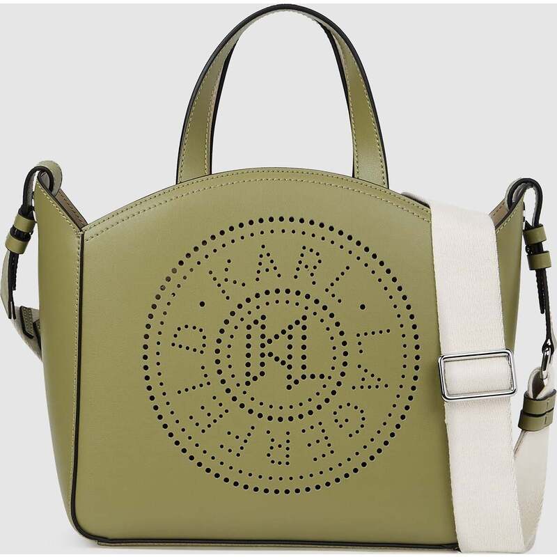 K/CIRCLE PERFORATED SMALL TOTE BAG