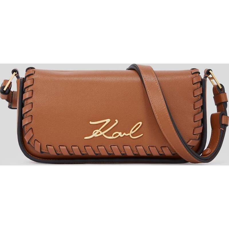 K/SIGNATURE WHIPSTITCH CROSSBODY BAG