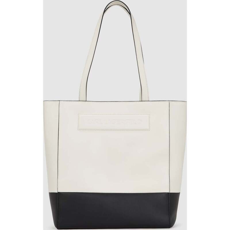 Ikon K medium leather tote bag