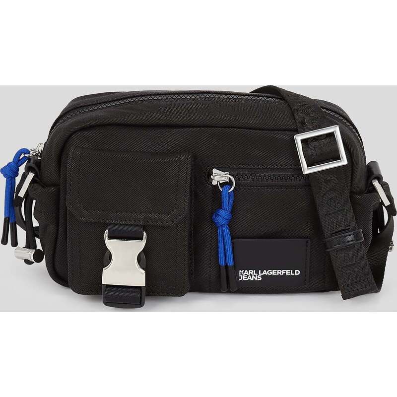 UTILITY COATED DENIM CAMERA BAG