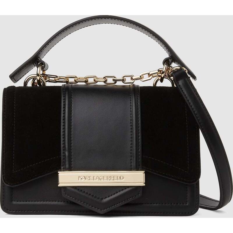 K/Nova small suede crossbody bag