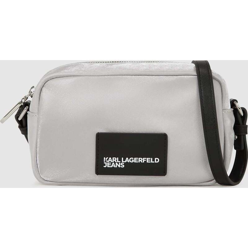 Metallic nylon camera bag
