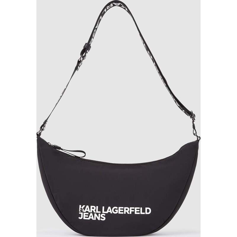 Logo nylon sling bag
