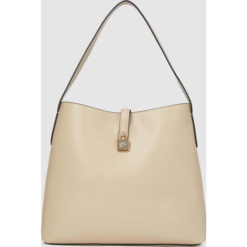 K/Autograph padlock hobo bag