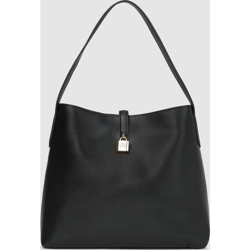 K/Autograph padlock hobo bag