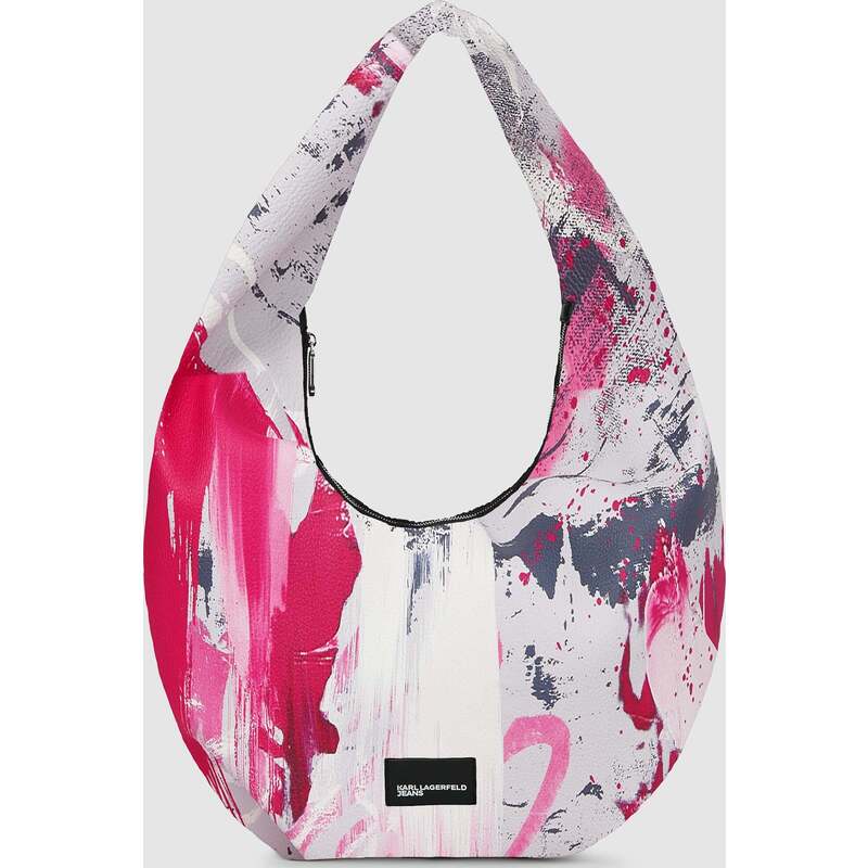 Large painters print hobo bag