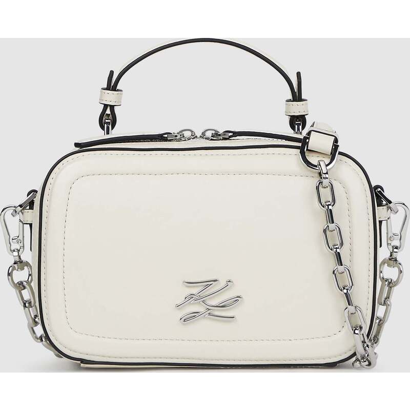 K/Autograph chain top handle bag