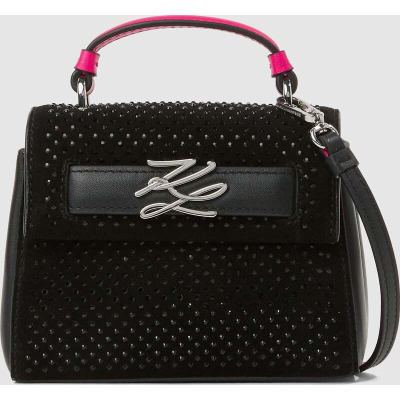 Exclusive K/Autograph rhinestone nano bag