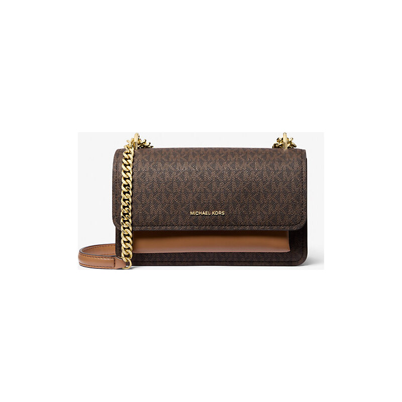 Claire Large Signature Logo Shoulder Bag