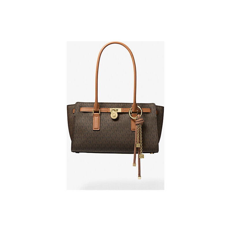 Hamilton Moderne Small Signature Logo Satchel