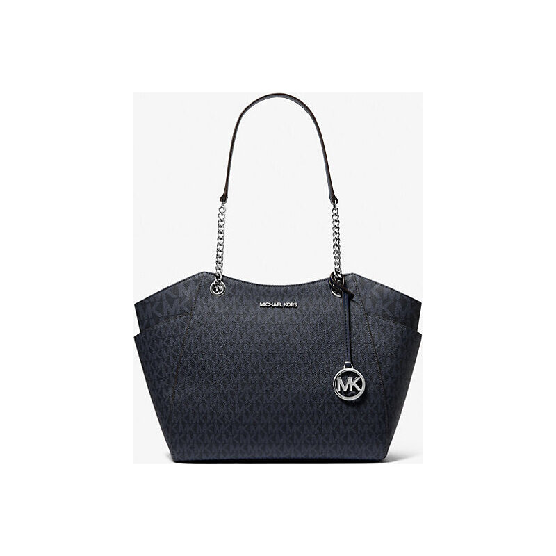 Jet Set Large Signature Logo Shoulder Bag