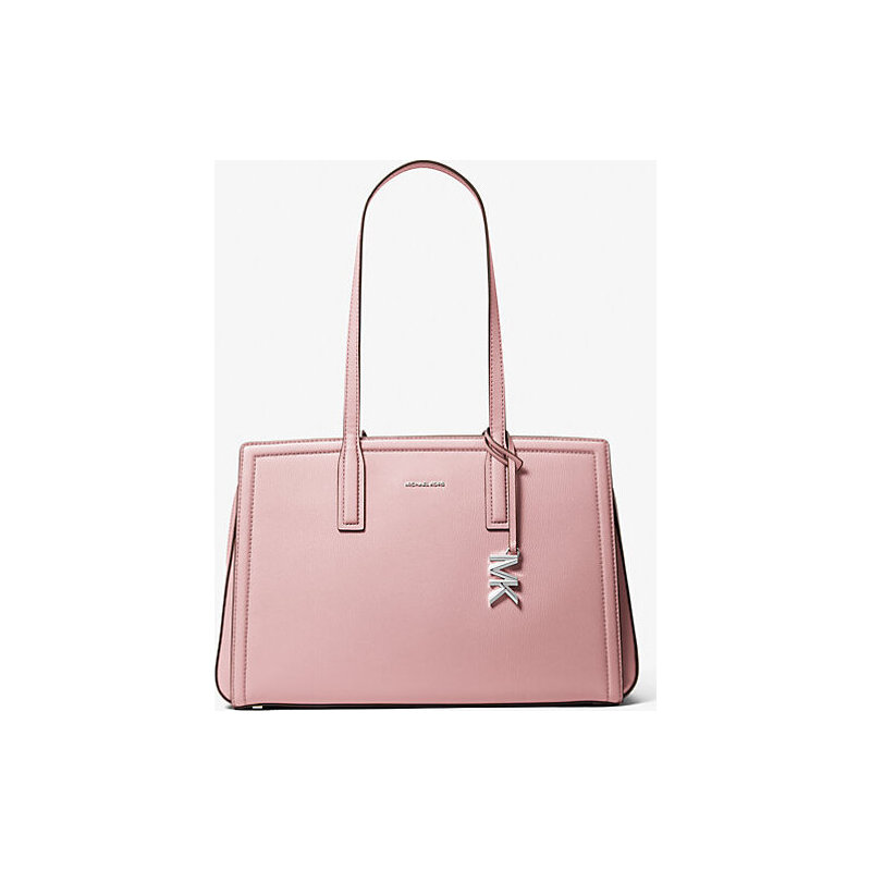 Laila Medium Pebbled Leather Tote Bag