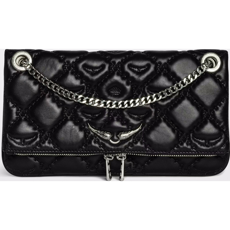 Rock II Quilted Monogram Clutch