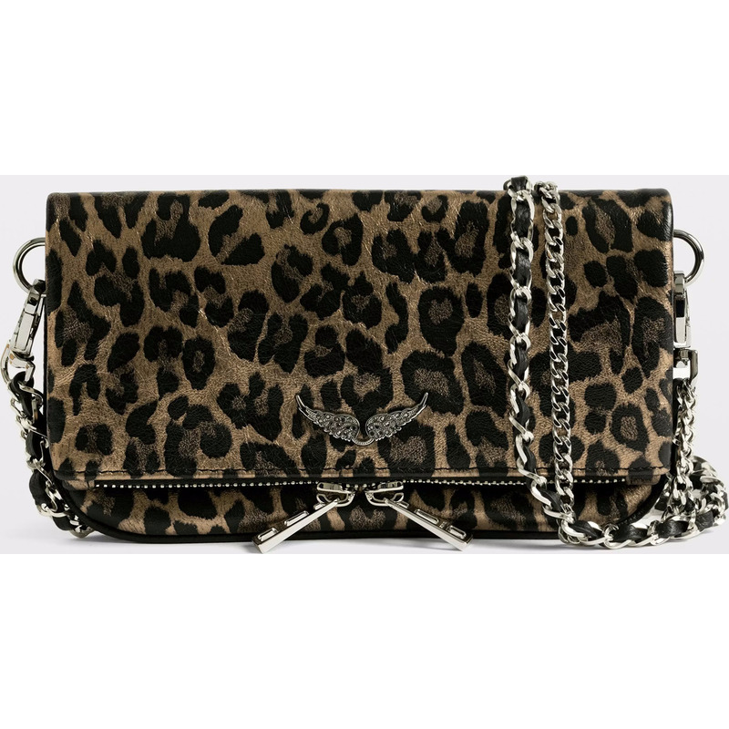 Rock Nano Metal Leopard Clutch