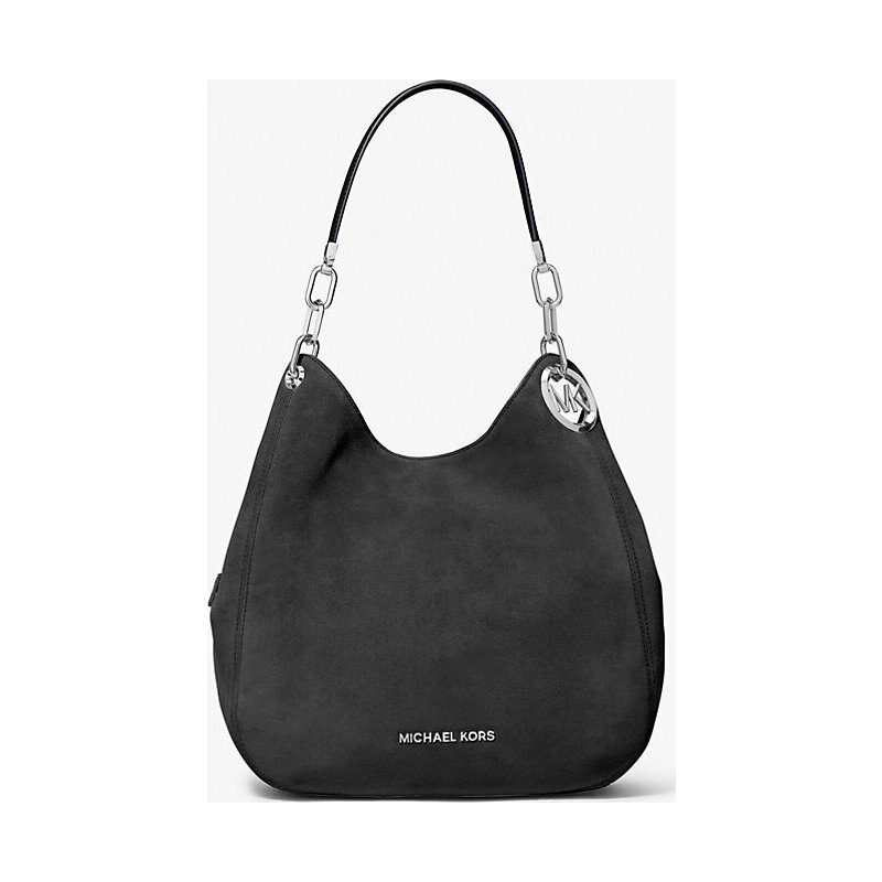 Lillie Large Suede Shoulder Bag
