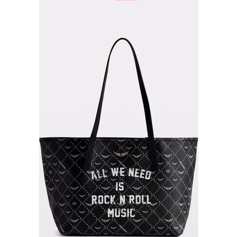 Z Shopper Monogram Music Tag Bag