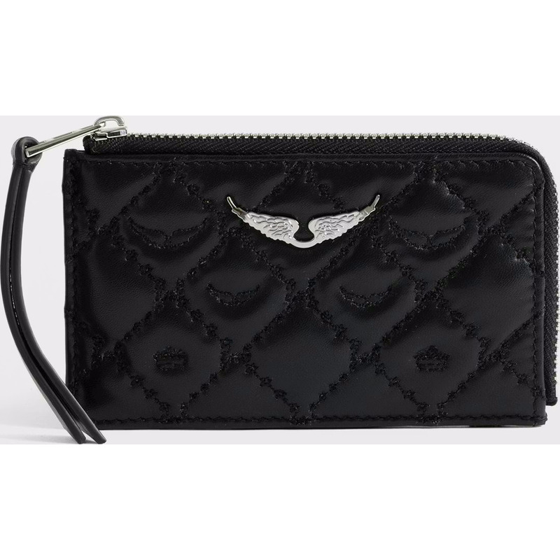 ZV Card Quilted Monogram Card Holder