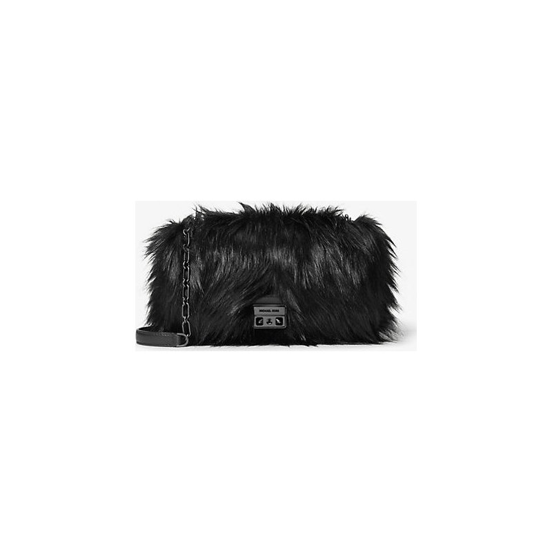Tribeca Large Faux Fur Shoulder Bag