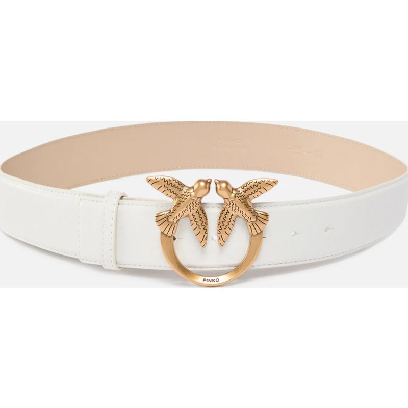 Ceinture en cuir avec boucle Love Birds 4 cm