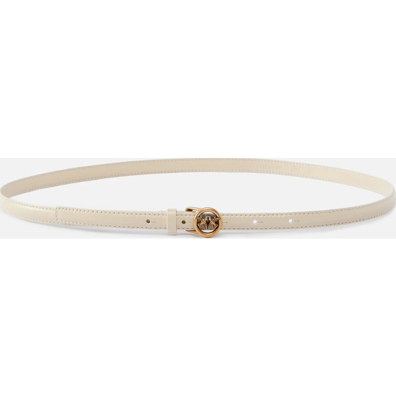 Ceinture fine en cuir brillant 1 cm