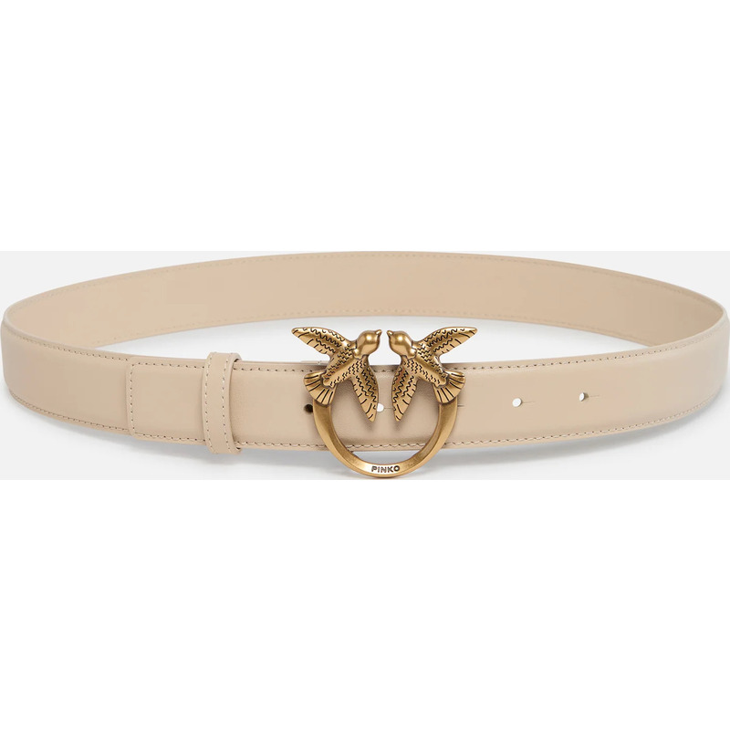 Ceinture Love Birds en cuir 3cm